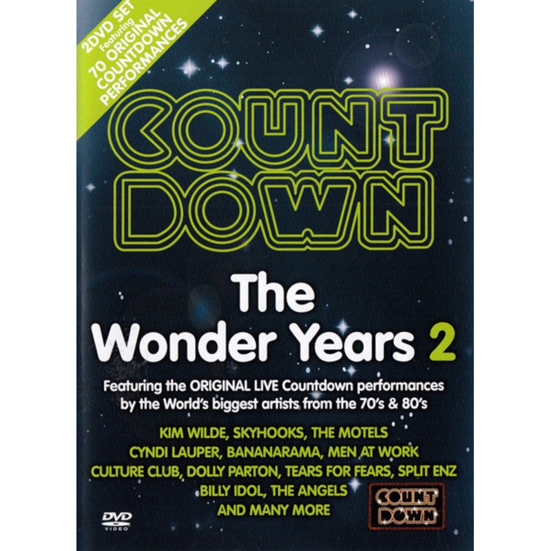 Various – Countdown: The Wonder Years 2 (2xDVD-V, Comp) (Fair (F))