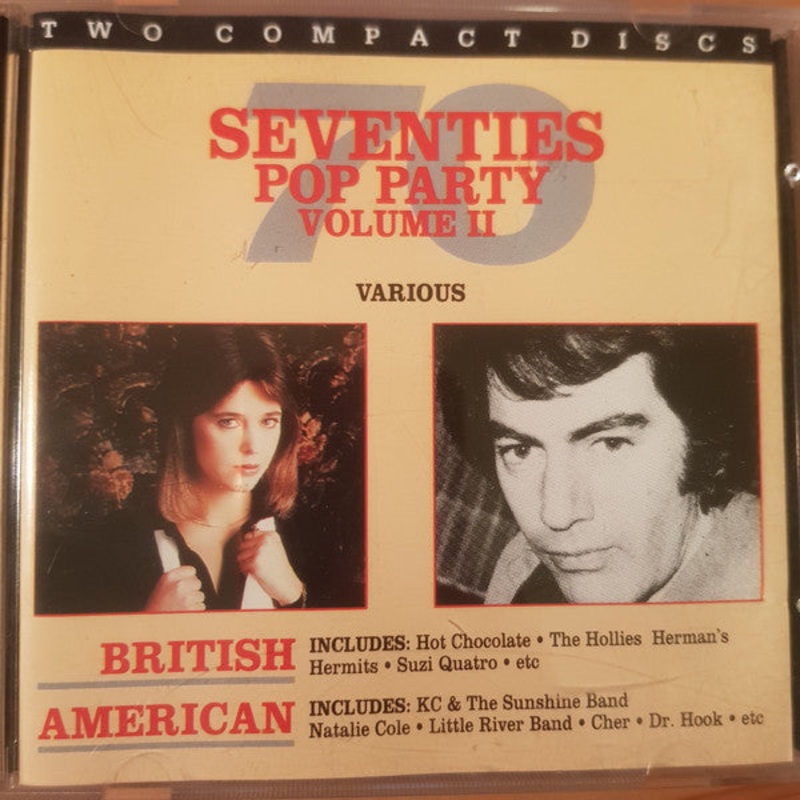 Various – Seventies Pop Party Volume II (2xCD, Comp) (Very Good Plus (VG+))