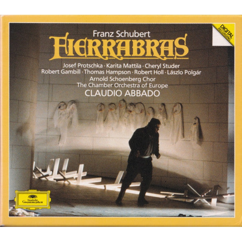 Franz Schubert – Josef Protschka  Karita Mattila  Cheryl Studer  Robert Gambill  Thomas Hampson  Robert Holl  Lszl Polgr  Arnold Schoenberg Chor  The Chamber Orchestra Of Europe  Claudio Abbado – Fierrabras (2xCD + Box, Sli) (V