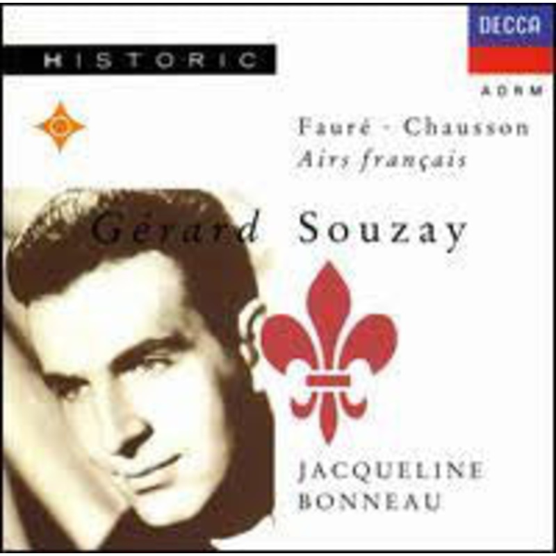 Grard Souzay, Jacqueline Bonneau, Gabriel Faur, Ernest Chausson, Antoine Boesset – Airs franais (Mlodies ) (CD, Mono) (Very Good Plus (VG+))