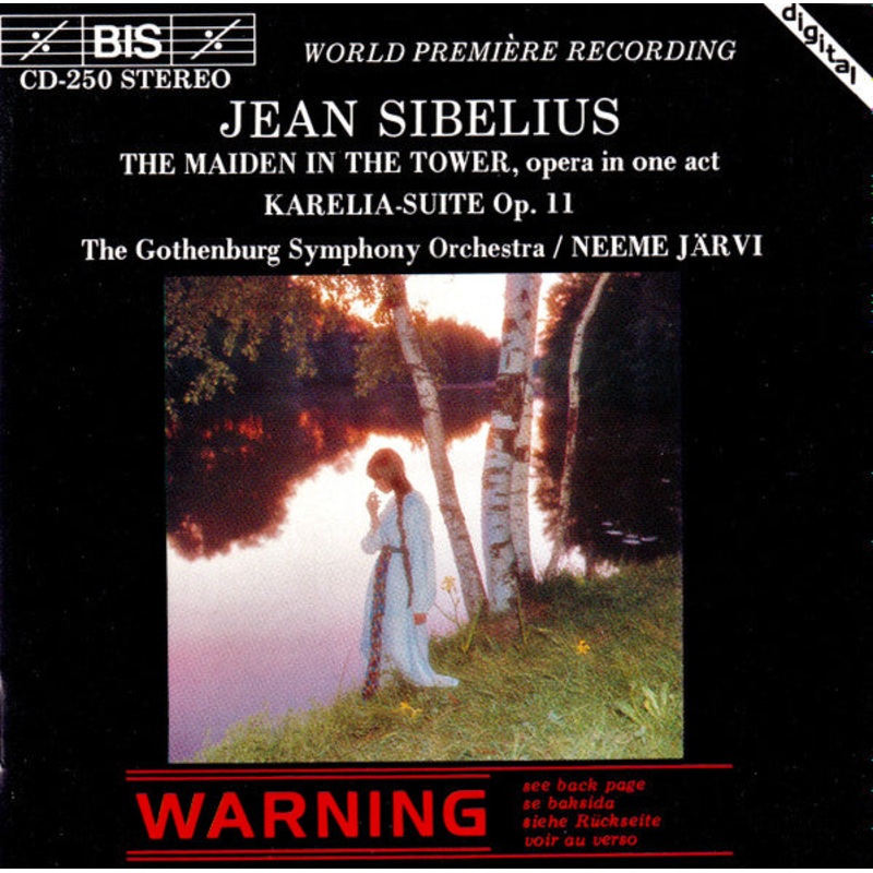 Jean Sibelius / The Gothenburg Symphony Orchestra*, Neeme Jrvi – Maiden In The Tower (Jungfrun I Tornet) / Karelia Suite, Op.11 (CD, Album) (Very Good Plus (VG+))