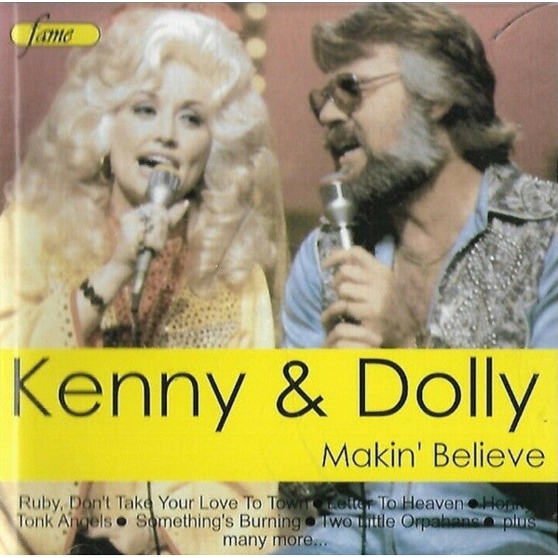 Kenny Rogers & Dolly Parton – Makin’ Believe (CD, Comp) (Very Good Plus (VG+))