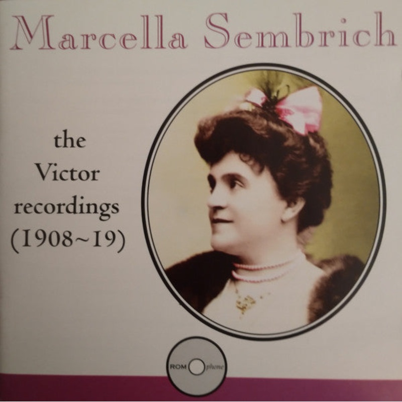 Marcella Sembrich – Marcella Sembrich: the Victor recordings, 1908-19 (2xCD, Comp) (Mint (M))