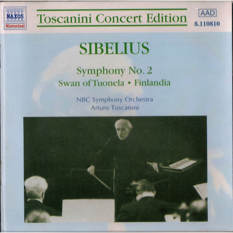Sibelius* | NBC Symphony Orchestra, Arturo Toscanini – Symphony No. 2  Swan Of Tuonela  Finlandia (CD, RE, RM) (Mint (M))