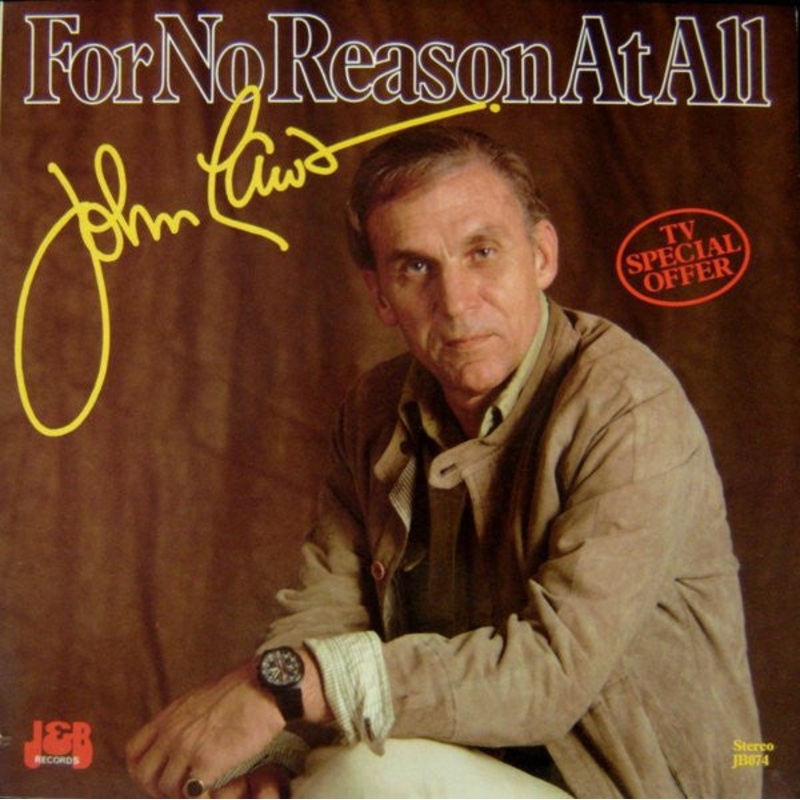 John Laws  – For No Reason At All (LP, Comp) (Very Good Plus (VG+))