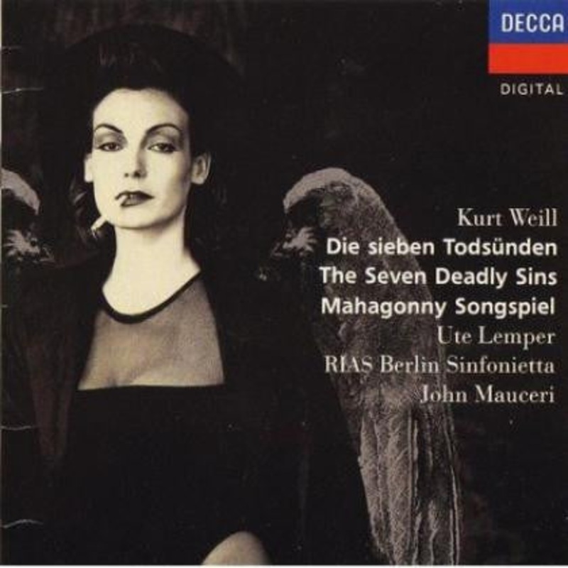 Kurt Weill – Ute Lemper, RIAS Berlin Sinfonietta*, John Mauceri – Die Sieben Todsnden = The Seven Deadly Sins / Mahagonny Songspiel (CD, Album + Box) (Very Good Plus (VG+))