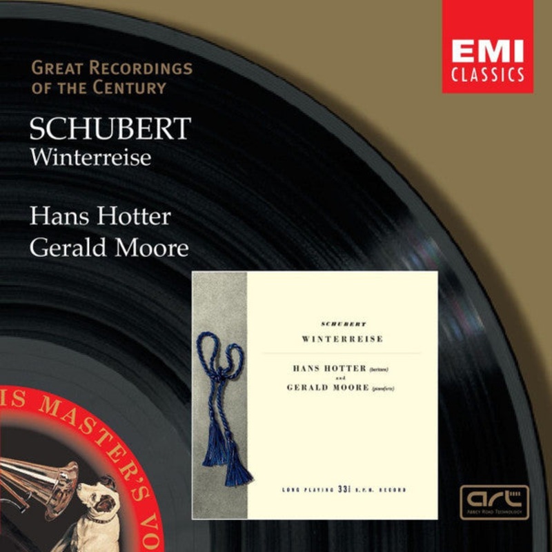 Schubert*  Hans Hotter, Gerald Moore – Winterreise (CD, Album, Mono, RM) (Very Good Plus (VG+))