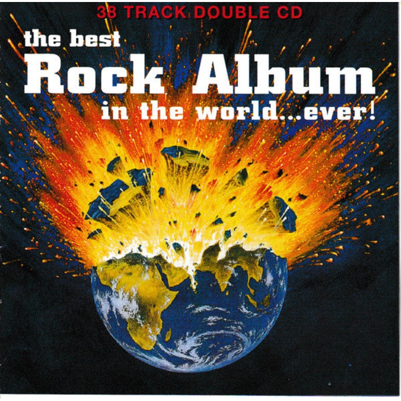 Various – The Best Rock Album In The World… Ever (2xCD, Comp) (Good Plus (G+))
