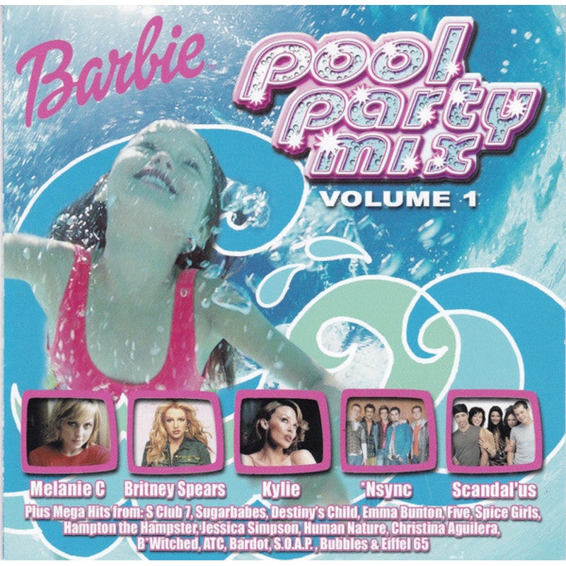 Various – Barbie Pool Party Mix Volume 1 (CD, Comp) (Fair (F))