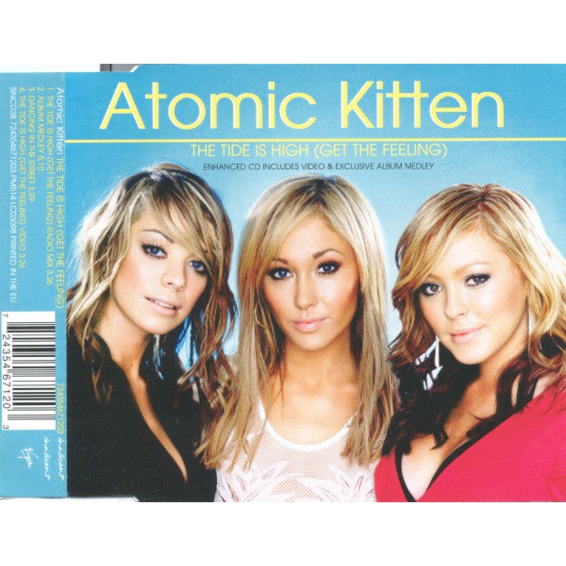 Atomic Kitten – The Tide Is High (Get The Feeling) (CD, Single, Enh) (Very Good Plus (VG+))