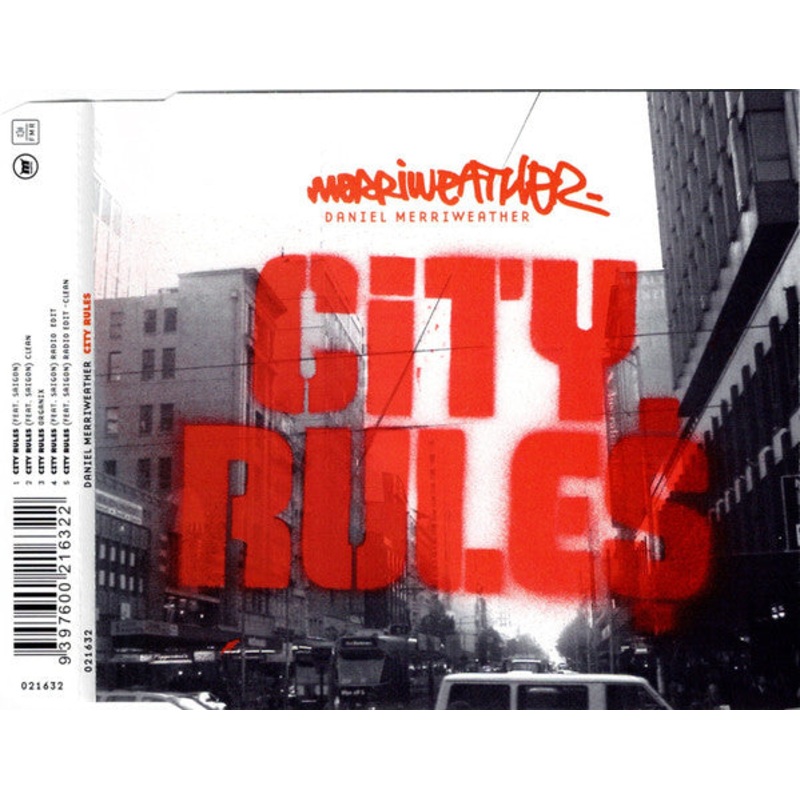 Daniel Merriweather – City Rules (CD, Single) (Very Good Plus (VG+))