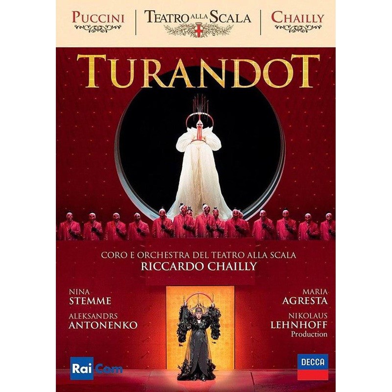 Giacomo Puccini / Riccardo Chailly / Coro Del Teatro Alla Scala E Orchestra Del Teatro Alla Scala, Riccardo Chailly, Nina Stemme, Aleksandrs Antoenko, Maria Agresta , Production Nikolaus Lehnhoff – Turandot (Blu-ray, Multichannel) (Mint (M))