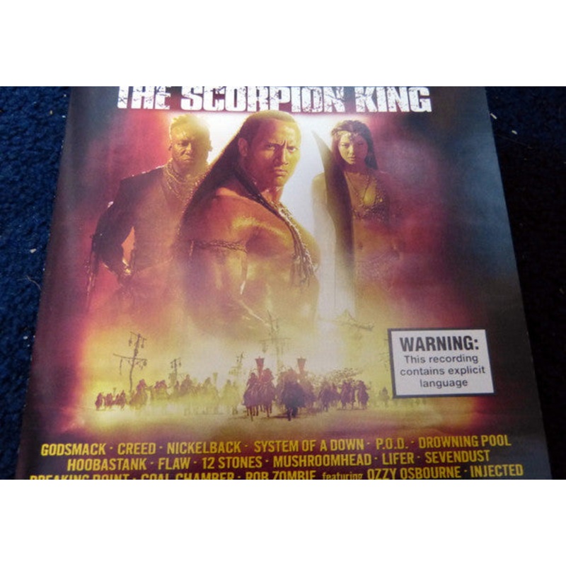 Various – Music From And Inspired By The Motion Picture The Scorpion King (CD, Comp, Enh) (Very Good (VG))