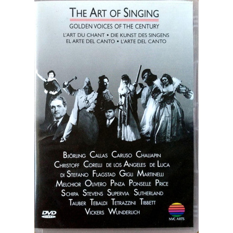 Various – The Art Of Singing. Golden Voices Of The Century (DVD-V, Comp, PAL) (Very Good Plus (VG+))