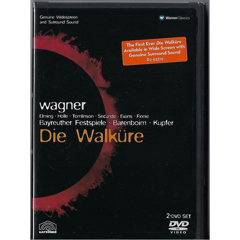 Wagner*, Bayreuther Festspiele*, Barenboim*, Kupfer* – Die Walkre (2xDVD-V, RM, NTSC, 5.1) (Very Good Plus (VG+))