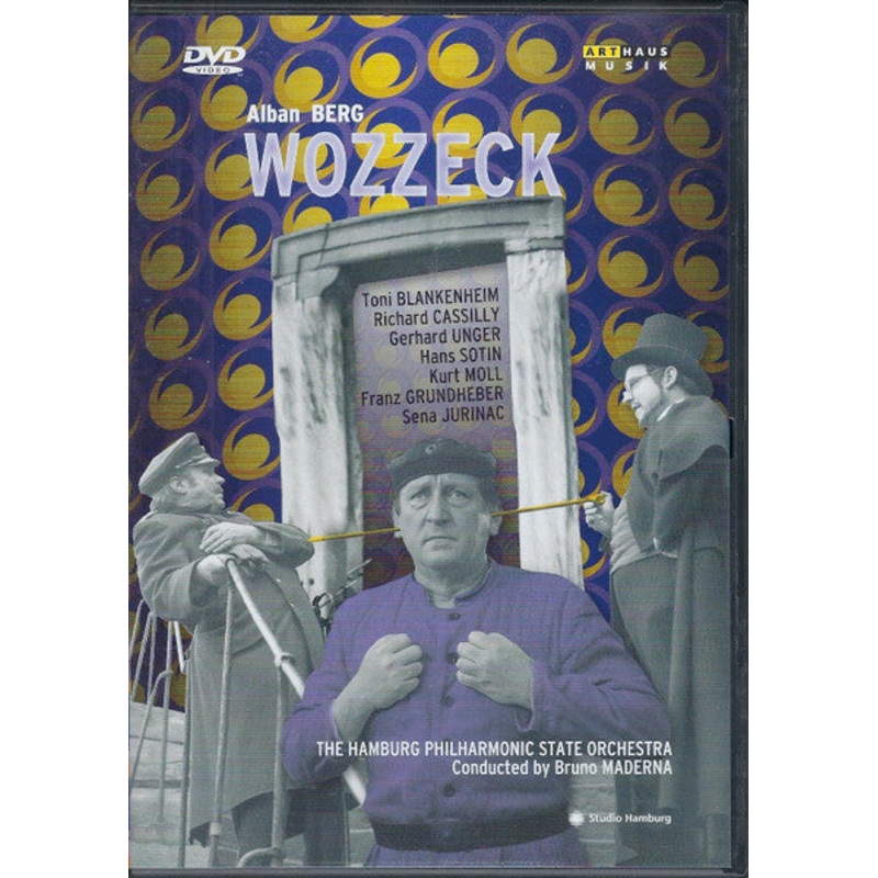Alban Berg – Toni Blankenheim, Richard Cassilly, Gerhard Unger, Hans Sotin, Kurt Moll, Franz Grundheber, Sena Jurinac, Philharmonisches Staatsorchester Hamburg Conducted By Bruno Maderna – Wozzeck (DVD-V, NTSC) (Very Good Plus (VG+))
