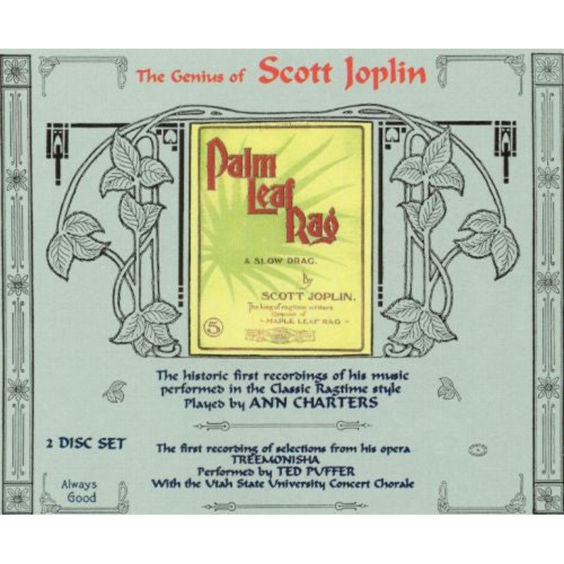 Ann Charters, Scott Joplin, Ted Puffer, The Utah State University Concert Chorale – The Genius Of Scott Joplin (2xCD, Comp) (Very Good Plus (VG+))