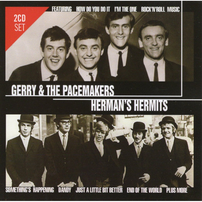 Gerry & The Pacemakers, Herman’s Hermits – 2CD Set (2xCD, Comp) (Very Good (VG))