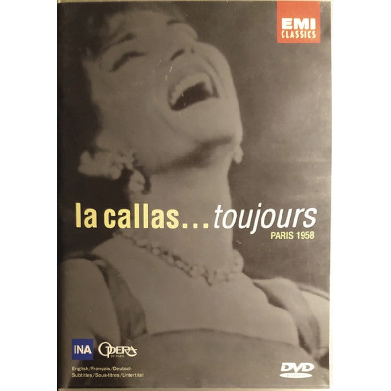 Maria Callas – La Callas…Toujours (Paris 1958) (DVD-V, Mono, NTSC) (Very Good Plus (VG+))