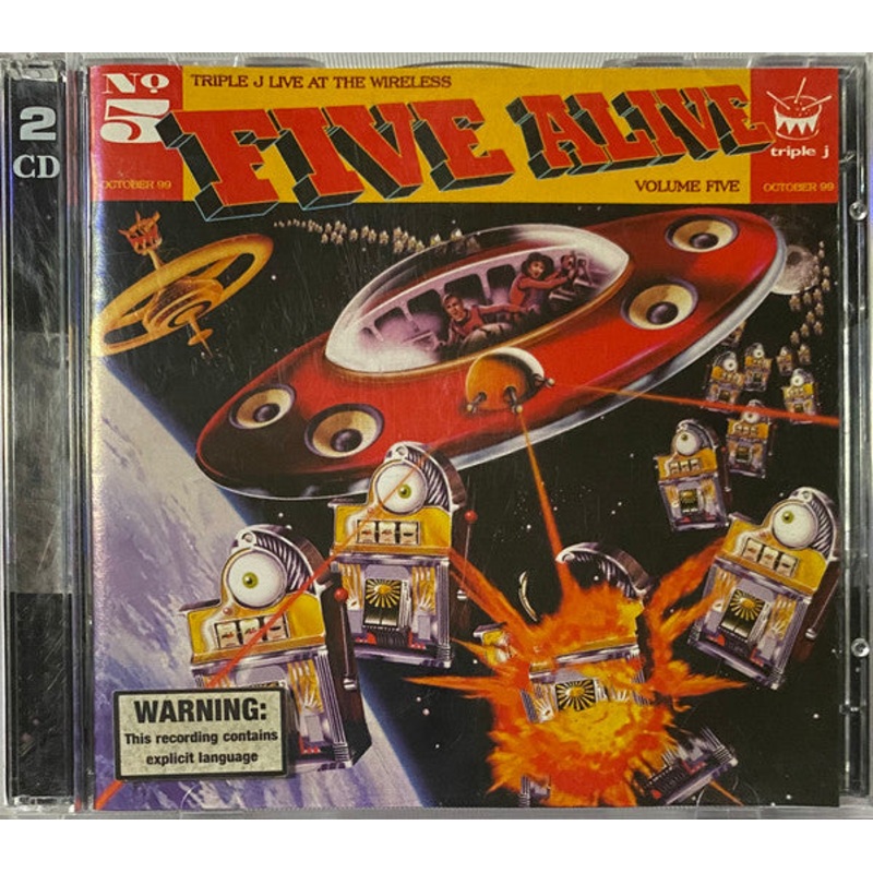 Various – Triple J Five Alive (Live At The Wireless Volume Five) (2xCD, Comp) (Very Good Plus (VG+))