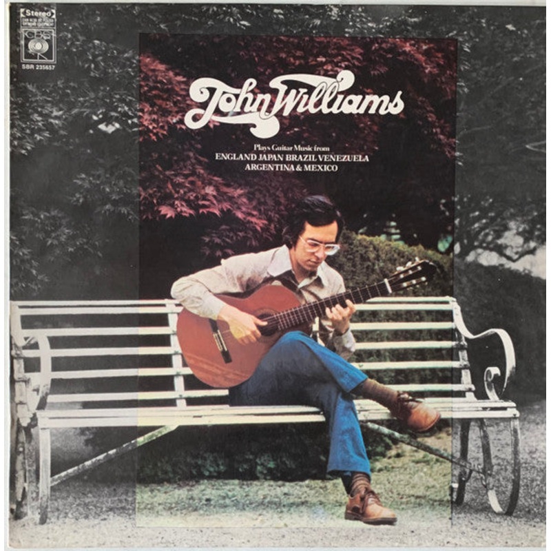 John Williams  – Plays Guitar Music From England Japan Brazil Venezuela Argentina & Mexico (LP, Album) (Very Good Plus (VG+))