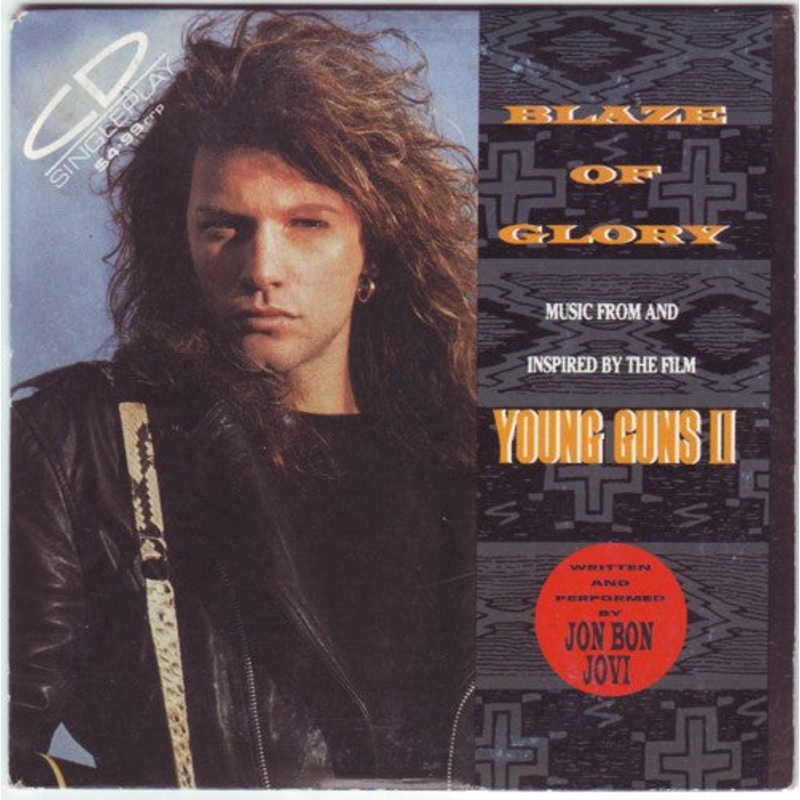 Jon Bon Jovi – Blaze Of Glory (CD, Single) (Very Good Plus (VG+))