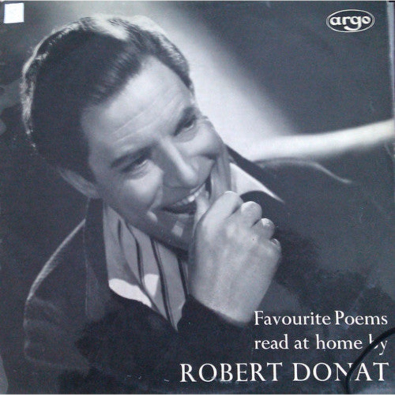 Robert Donat – Favourite Poems Read At Home By Robert Donat (LP, Mono) (Very Good Plus (VG+))