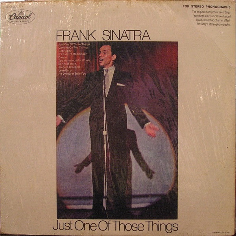 Frank Sinatra – Just One Of Those Things (LP, Comp, Scr) (Very Good Plus (VG+))