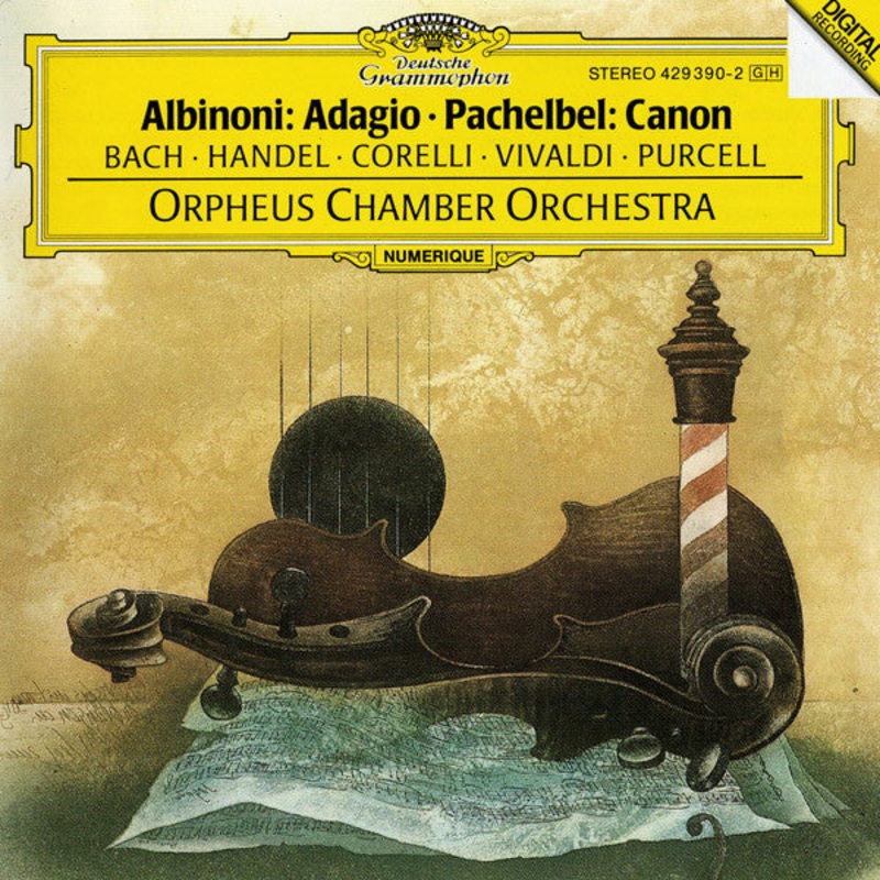 Tomaso Albinoni  Johann Pachelbel  Johann Sebastian Bach  Georg Friedrich Hndel  Arcangelo Corelli  Antonio Vivaldi  Henry Purcell – Orpheus Chamber Orchestra – Adagio  Canon (CD, Album) (Very Good Plus (VG+))
