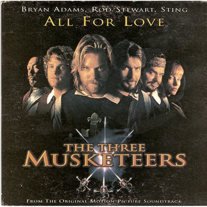 Bryan Adams, Rod Stewart, Sting – All For Love (CD, Single, Car) (Very Good Plus (VG+))