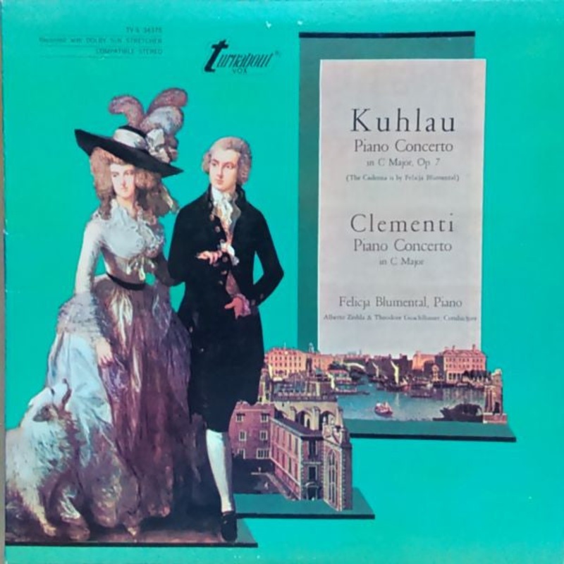 Daniel Friedrich Rudolph Kuhlau, Muzio Clementi, Felicja Blumental, Alberto Zedda, Theodor Guschlbauer – Piano Concerto In C Major, Op. 7 / Piano Concerto In C Major (LP) (Very Good Plus (VG+))