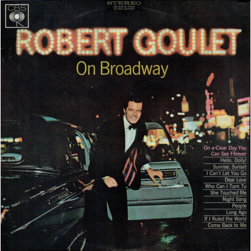Robert Goulet – On Broadway (LP, Album) (Very Good Plus (VG+))