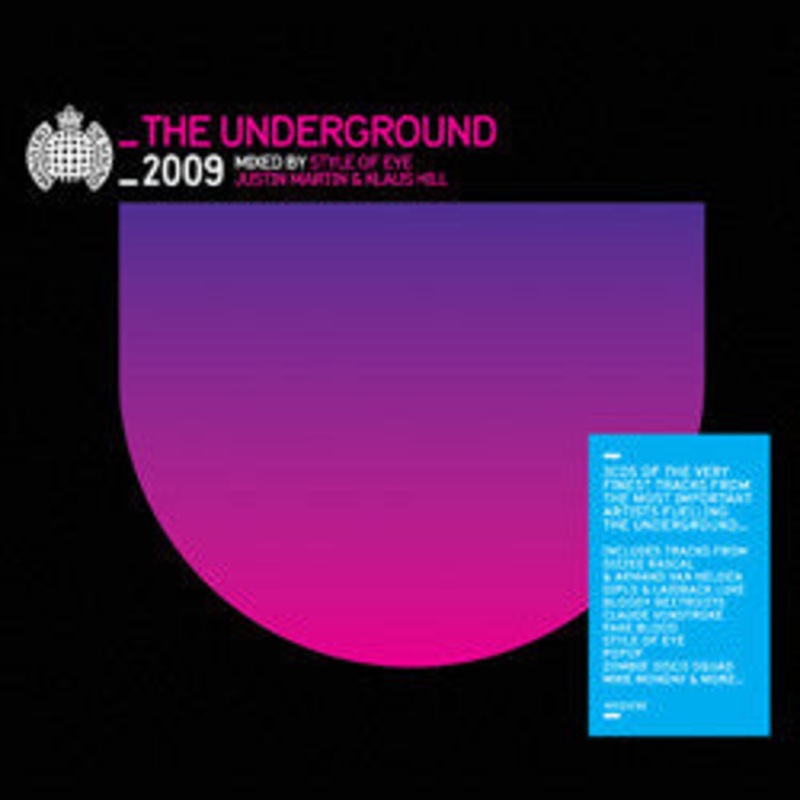 Style Of Eye, Justin Martin & Klaus Hill – The Underground 2009 (3xCD, Comp, Mixed) (Very Good (VG))