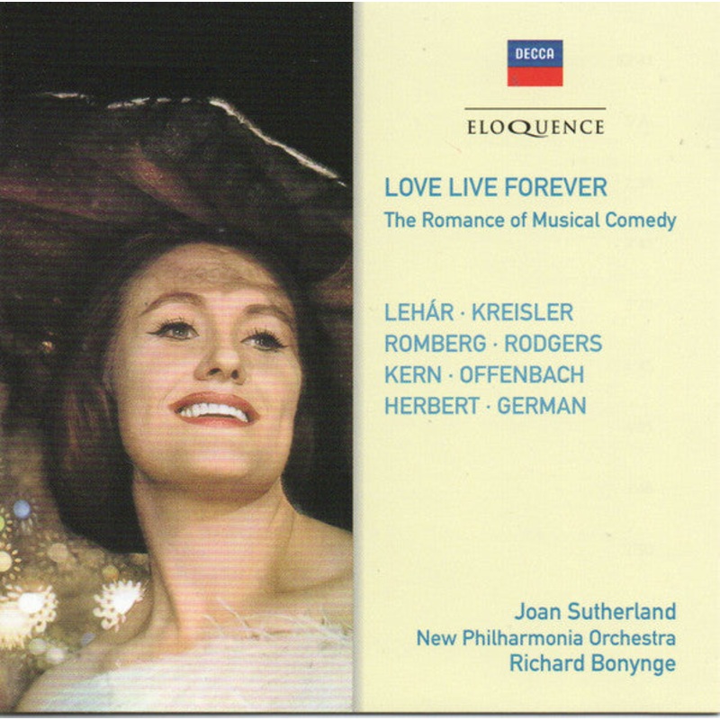 Joan Sutherland, Richard Bonynge, New Philharmonia Orchestra – Love Live Forever – The Romance Of Musical Comedy (2xCD, Comp) (Very Good Plus (VG+))