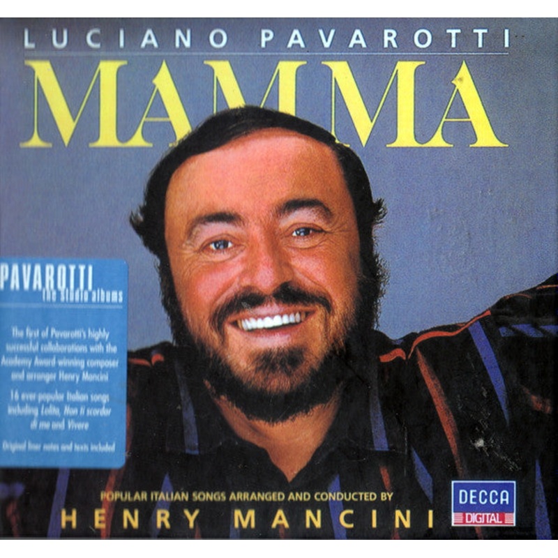 Luciano Pavarotti / Henry Mancini – Mamma (CD, Album, RE) (Very Good Plus (VG+))