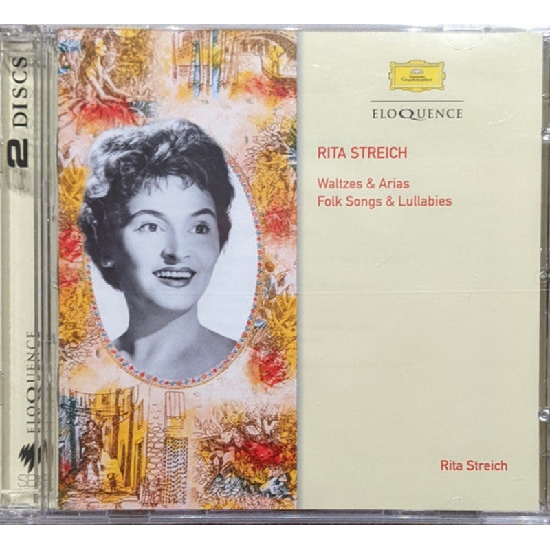 Rita Streich – Waltzes & Arias – Folk Songs & Lullabies (2xCD, Comp, RM) (Very Good Plus (VG+))