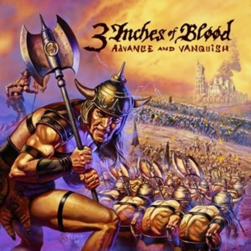 3 Inches of Blood – Advance and Vanquish (Orange/Black Vinyl)