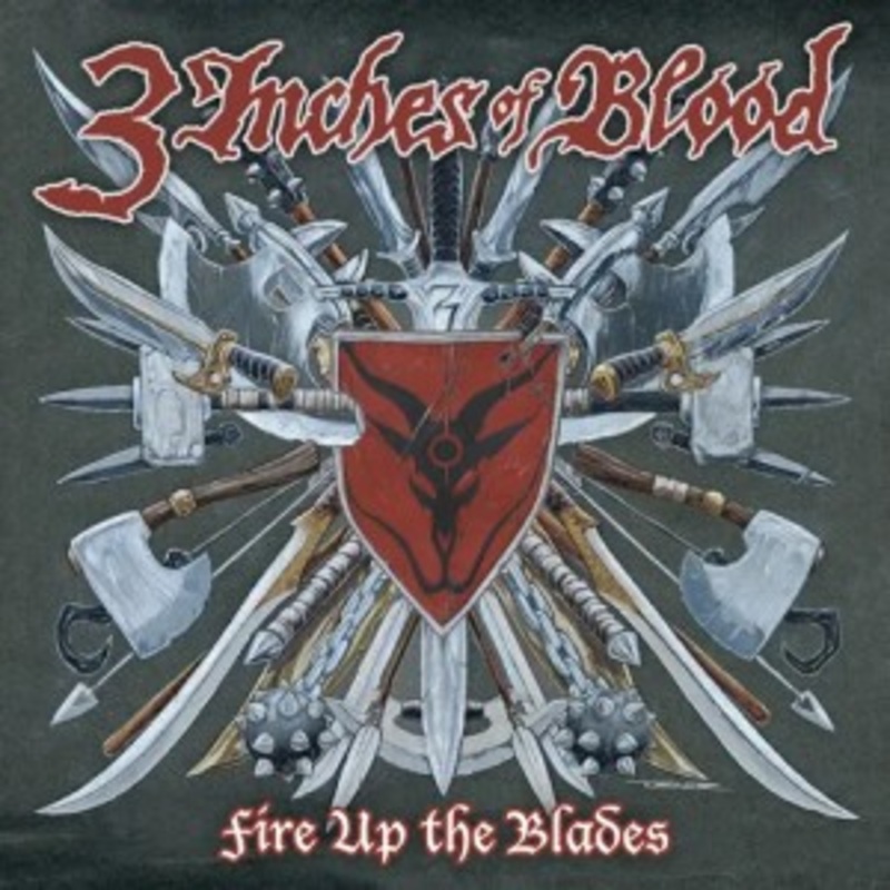 3 Inches of Blood – Fire Up the Blades (Crimson Fire Vinyl)