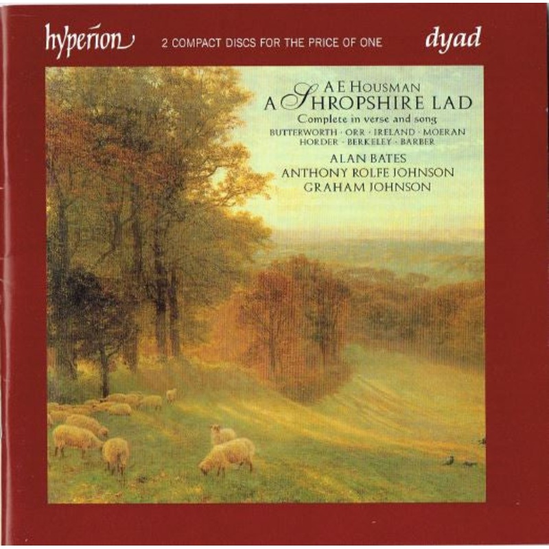 Alfred Edward Housman – Alan Bates  – A Shropshire Lad (2xCD, Album, RE) (Very Good Plus (VG+))