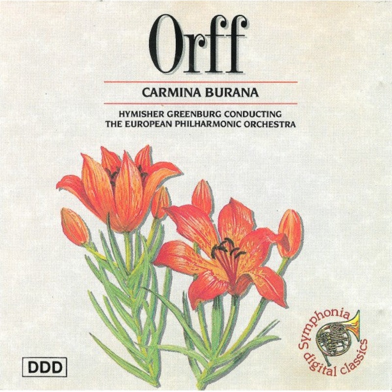 Carl Orff – Hymisher Greenburg Conducting European Philharmonic Orchestra  – Carmina Burana (CD, Album) (Very Good Plus (VG+))
