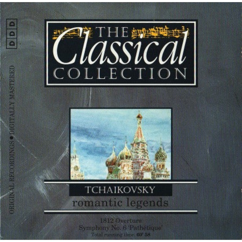 Pyotr Ilyich Tchaikovsky – Romantic Legends (1812 Overture / Symphony No. 6 ‘Pathtique’) (CD, Comp) (Very Good Plus (VG+))