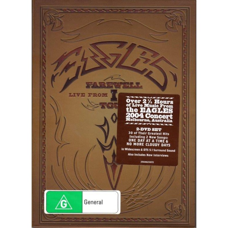 Eagles – Farewell 1 Tour – Live From Melbourne (2xDVD-V, PAL, Sli) (Mint (M))