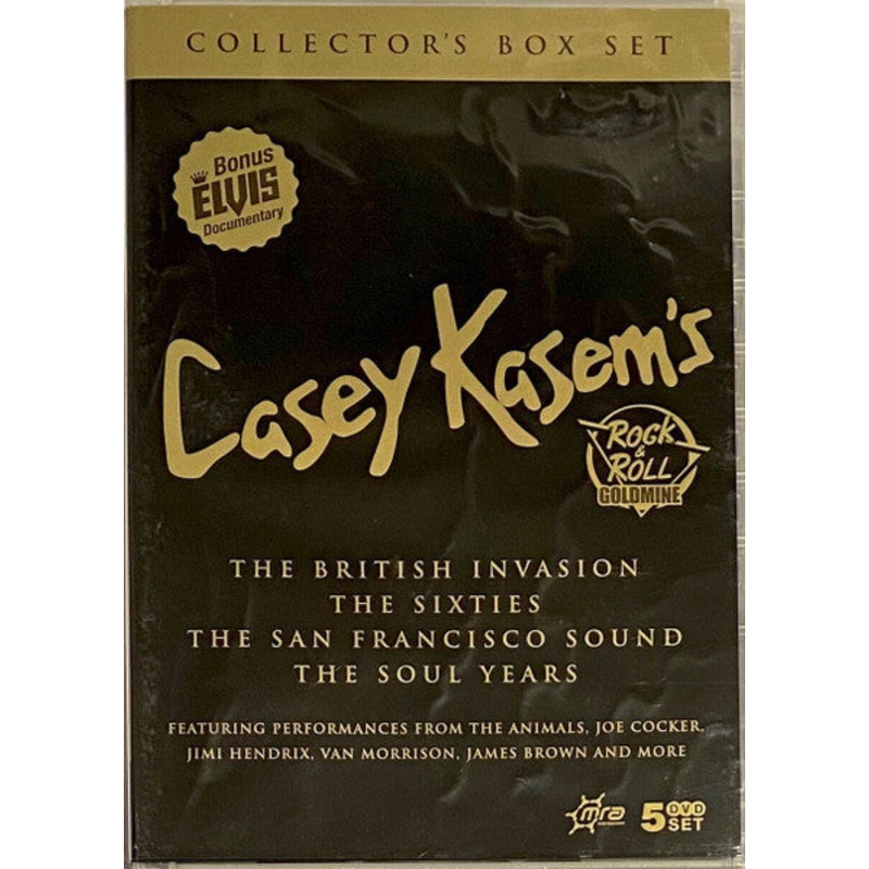 Various – Casey Kasem’s Rock & Roll Goldmine (5xDVD-V, Comp, PAL, Col) (Mint (M))