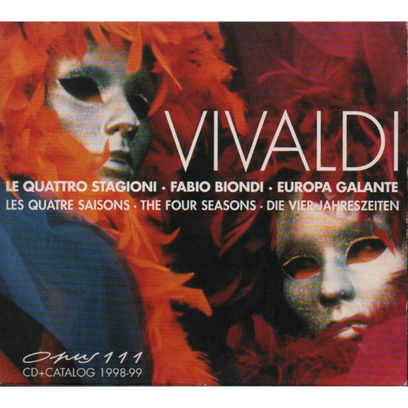 Antonio Vivaldi, Europa Galante, Fabio Biondi – Le Quattro Stagioni (CD, Album, Car) (Very Good Plus (VG+))