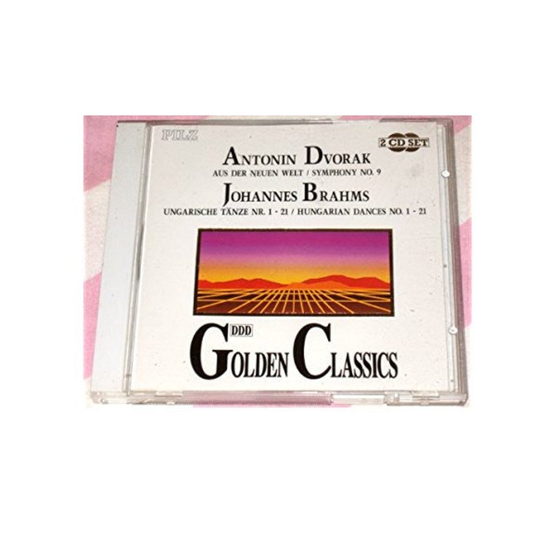 Antonn Dvok, Johannes Brahms – Aus Der Neuen Welt / Symphony No.9 – Ungarische Tanze Nr.1-21 (2xCD, Album, Comp) (Very Good Plus (VG+))