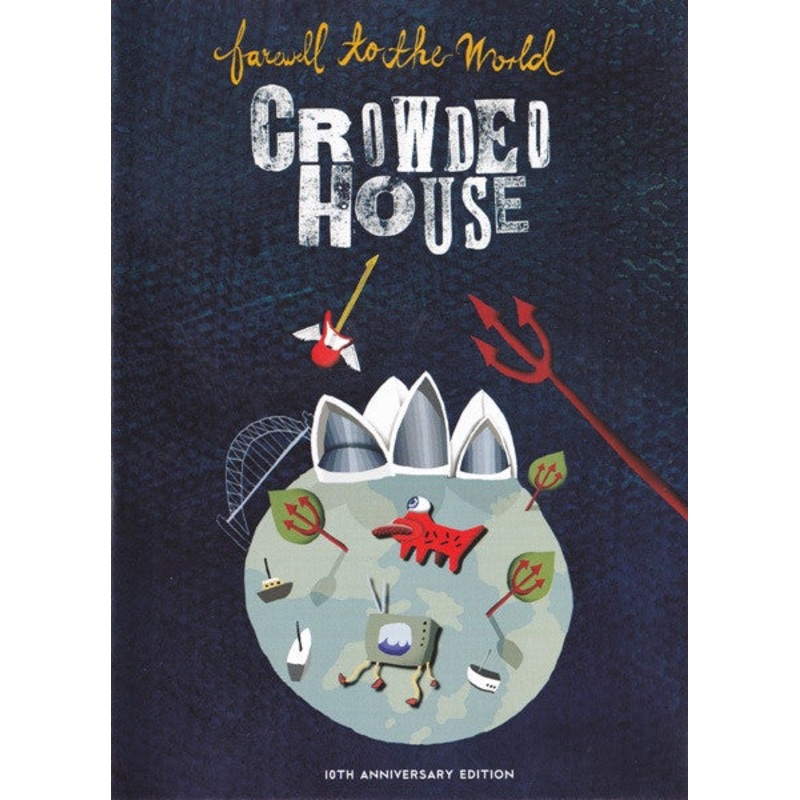 Crowded House – Farewell To The World (2xDVD-V, PAL) (Very Good Plus (VG+))