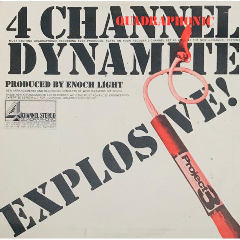 Enoch Light – 4 Channel (Quadraphonic) Dynamite (LP, Album, Quad) (Good Plus (G+))