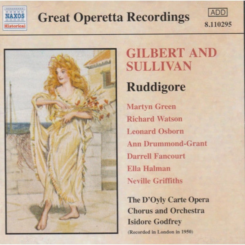 Gilbert & Sullivan, The D’Oyly Carte Opera Company Orchestra, The D’Oyly Carte Opera Chorus – Ruddigore (CD) (Very Good Plus (VG+))