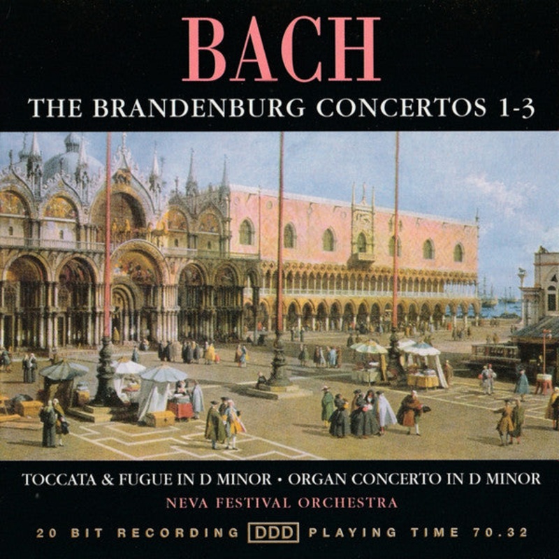 Johann Sebastian Bach, Neva Festival Orchestra – The Brandenburg Concertos 1-3 (CD, Album) (Very Good Plus (VG+))