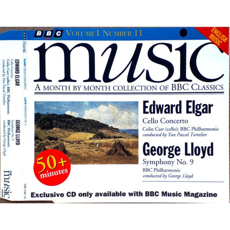 Sir Edward Elgar, George Lloyd – Edward Elgar Cello Concerto, George Lloyd Symphony No. 9 (CD) (Very Good Plus (VG+))